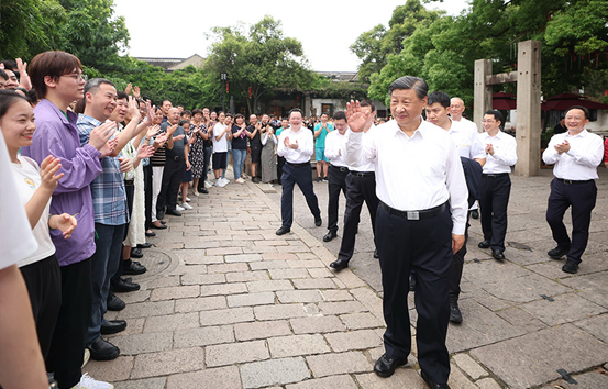 习近平在江苏考察时强调：在推进中国式现代化中走在前做示范 谱写“强富美高”新江苏现代化建设新篇章